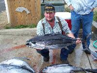 Whale Watching Depoe Bay 46 1/2 Pound Albacore!