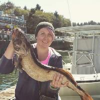 Whale Watching Depoe Bay nice lingcod took my husband fishing-out fished my husband 